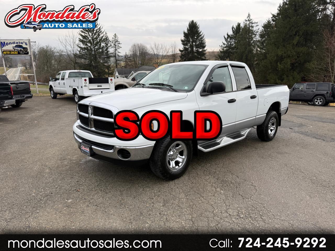 2004 Dodge Ram 1500 SLT Quad Cab 4WD