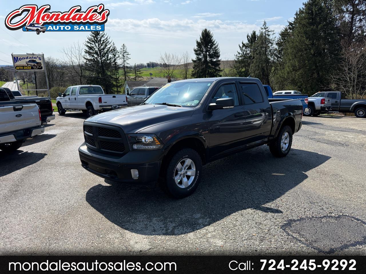 2015 RAM 1500 Outdoorsman 4x4 Crew Cab 5'7" Box
