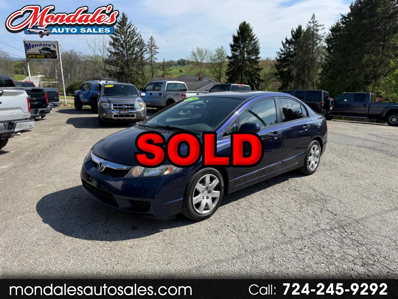 2010 Honda Civic LX Sedan 5-Speed AT