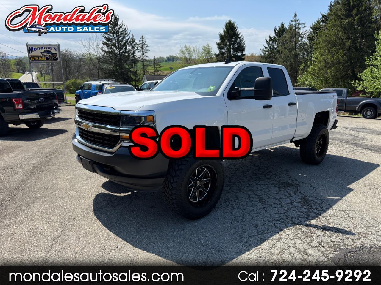 2017 Chevrolet Silverado 1500 Work Truck Double Cab 4WD