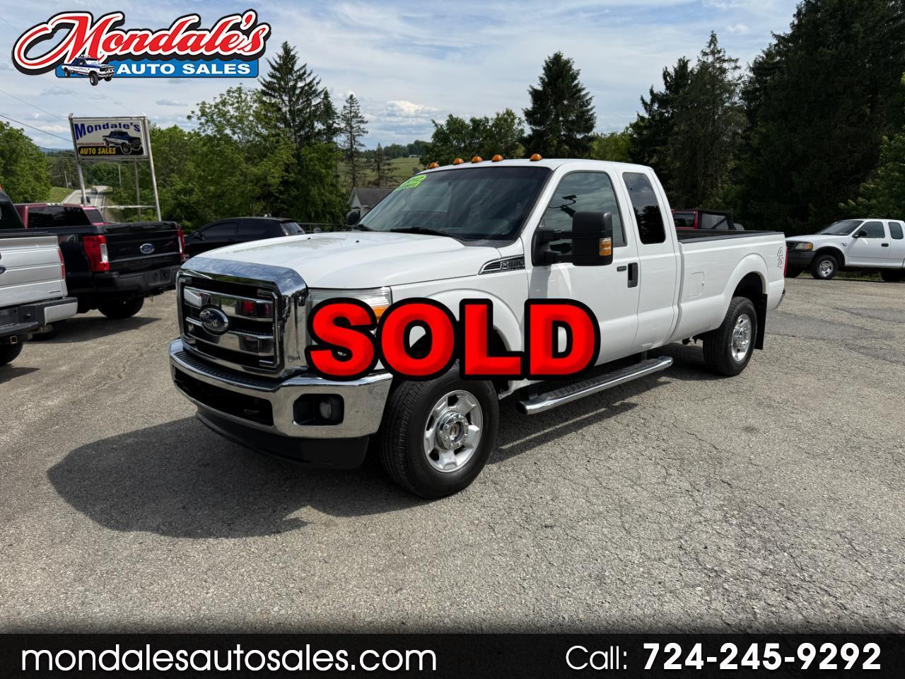 2012 Ford F-250 SD XLT SuperCab Long Bed 4WD