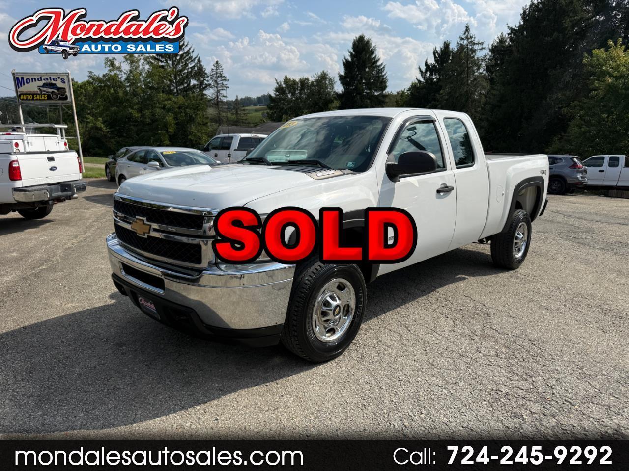 2013 Chevrolet Silverado 2500HD Work Truck Ext. Cab 4WD