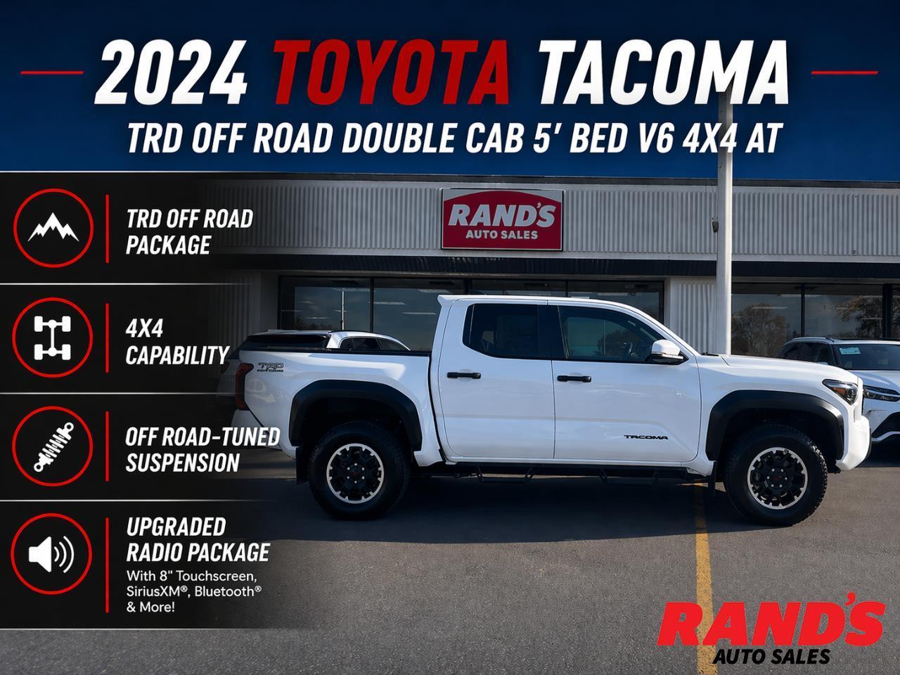 2024 Toyota Tacoma TRD Off Road Double Cab 5' Bed V6 4x4 AT (Natl)