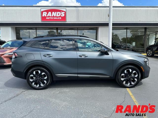 Gray 2024 Kia Sportage Hybrid Plug-In X-Line Prestige AWD SUV / Crossover All-Wheel Drive Automatic