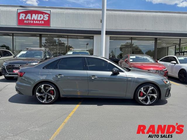 Gray 2025 Audi A4 quattro Premium Plus S Line 45 TFSI Sedan All-Wheel Drive Automatic