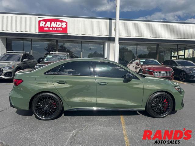 Green 2025 Audi S3 2.0T quattro Premium Plus Sedan All-Wheel Drive Automatic