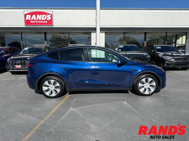 Blue 2023 Tesla Model Y Long Range AWD SUV / Crossover All-Wheel Drive Automatic