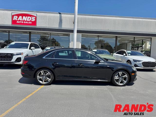 Black 2017 Audi A4 Sedan All-Wheel Drive Automatic