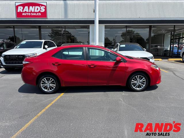 Red 2015 Toyota Corolla Sedan Front-Wheel Drive Automatic