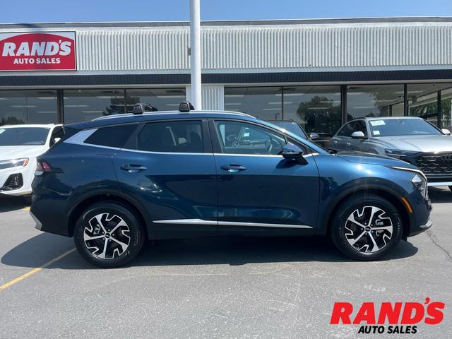Blue 2023 Kia Sportage Hybrid SUV / Crossover All-Wheel Drive Automatic