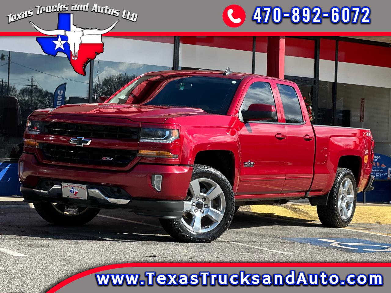 2018 Chevrolet Silverado 1500 4WD Double Cab 143.5" LT w/2LT