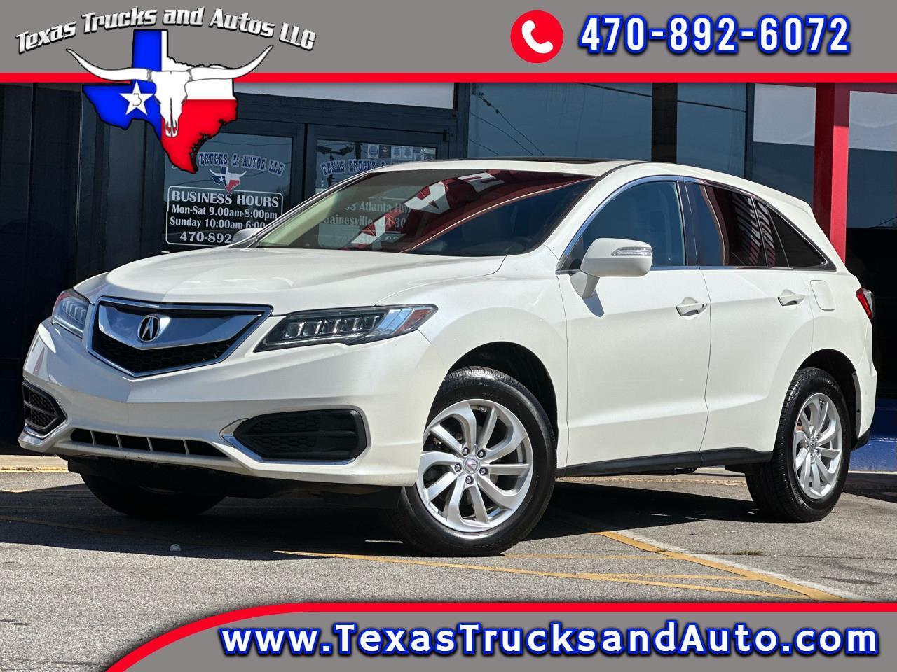 2016 Acura RDX FWD 4dr Tech/AcuraWatch Plus Pkg