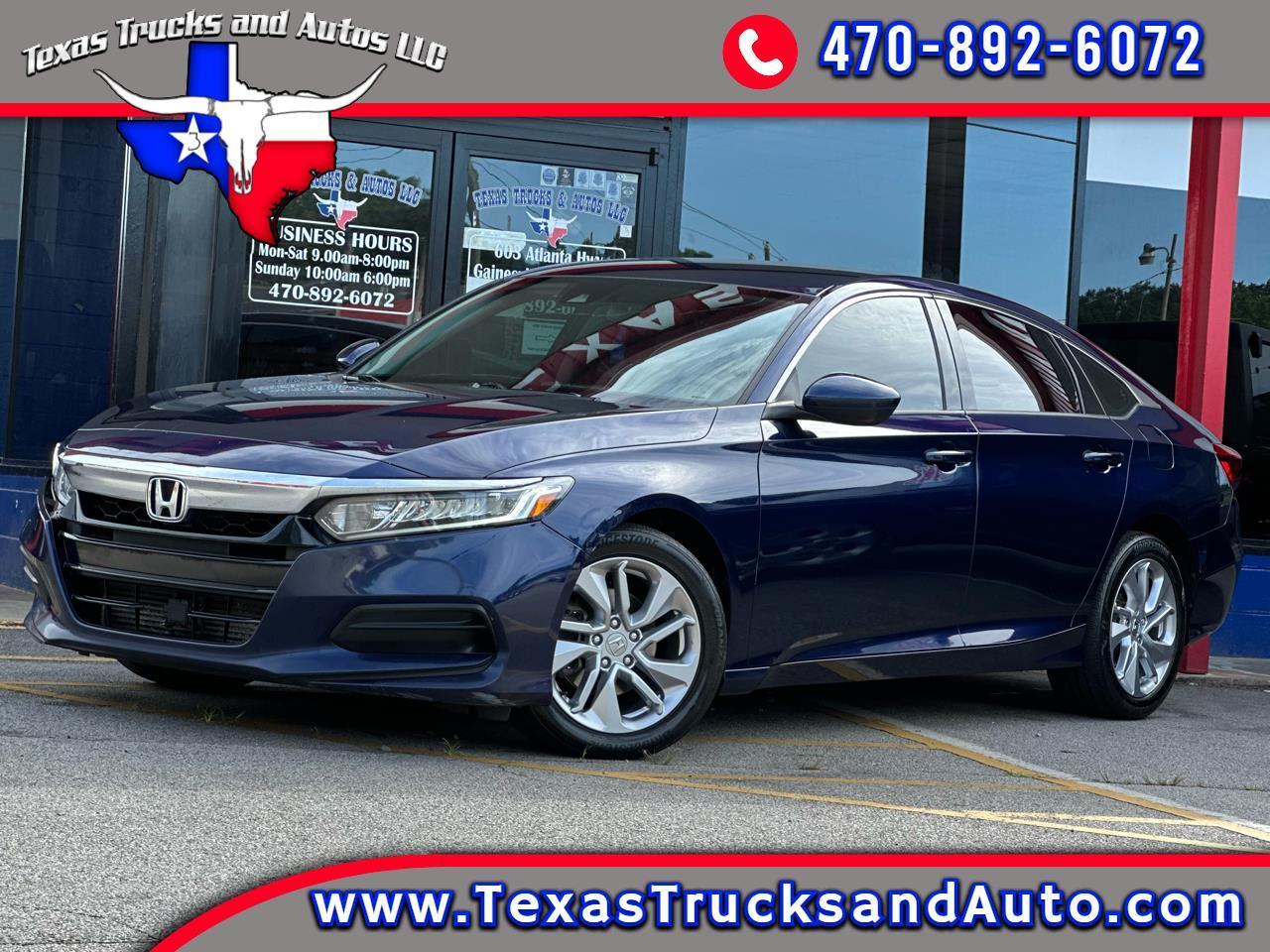2018 Honda Accord Sedan LX 1.5T CVT
