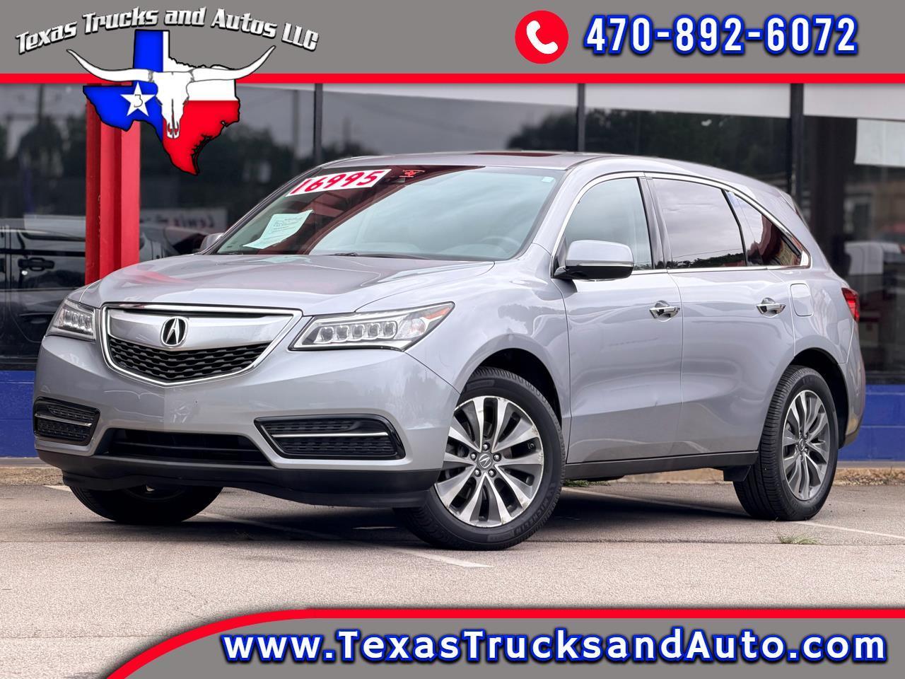2016 Acura MDX SH-AWD 4dr w/Tech/AcuraWatch Plus