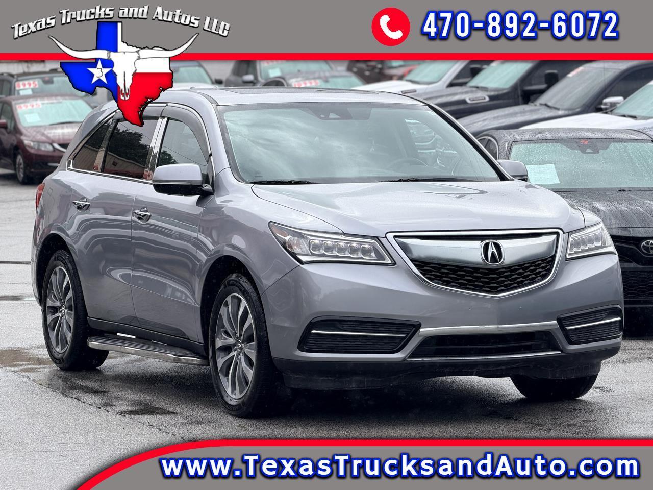 2016 Acura MDX FWD 4dr w/Tech/AcuraWatch Plus