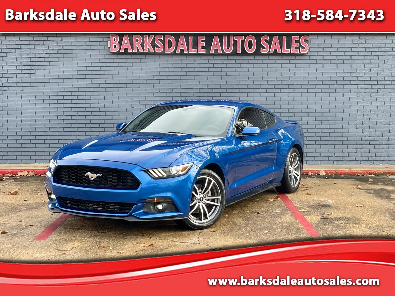 Used 2017 Ford Mustang EcoBoost Coupe for Sale in Bossier City LA 71112 Barksdale Auto Sales