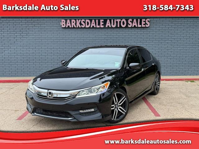 Black 2016 Honda Accord Sport Sedan Front-Wheel Drive Automatic