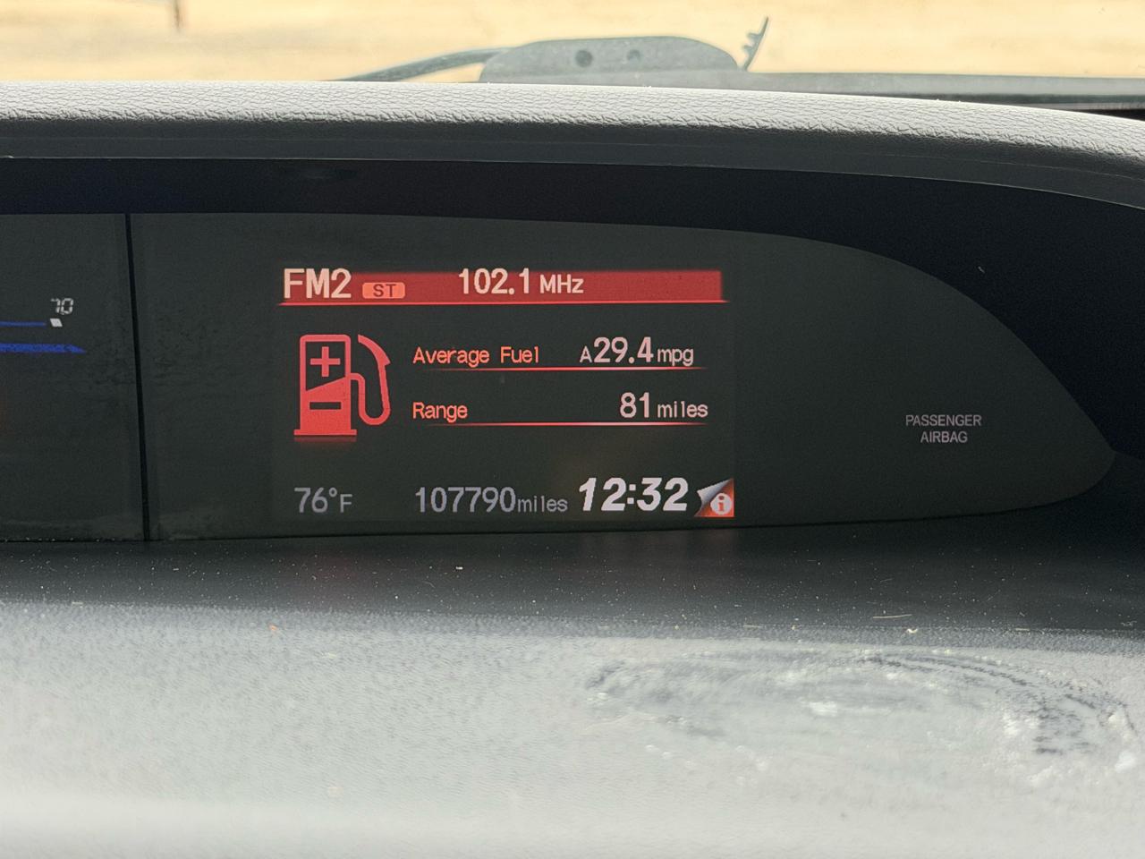 Honda Civic 4dr Sedan 1.5L LX Auto 2014