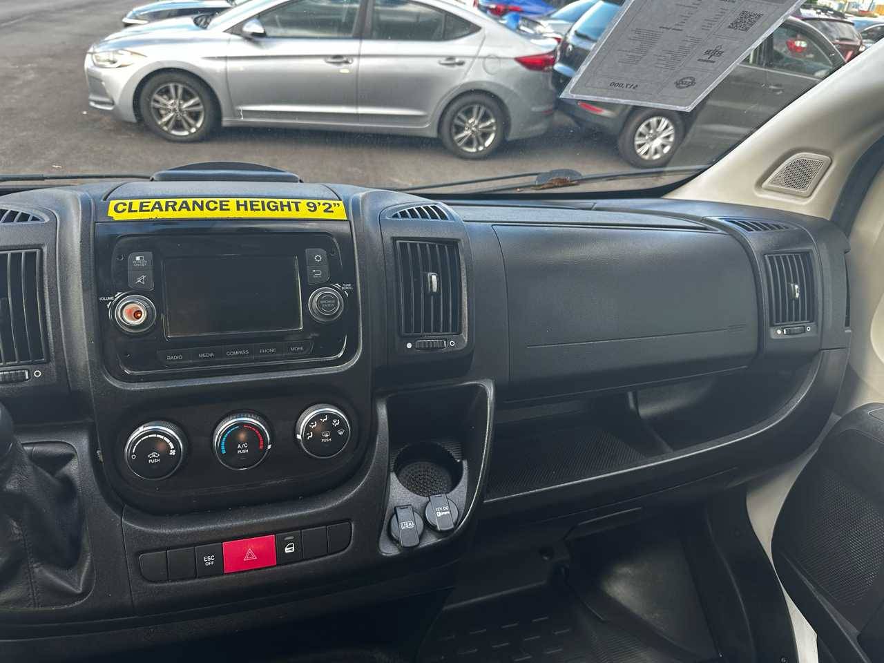 RAM ProMaster Cargo Van 2500 High Roof 159" WB 2018 RAM ProMaster Cargo Van 2500 High Roof 159" WB 2018