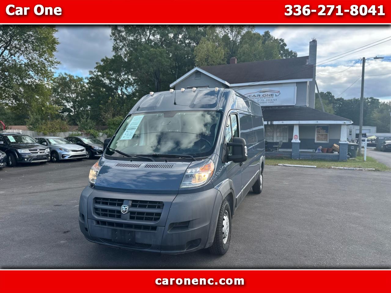 2018 RAM ProMaster Cargo Van 2500 High Roof 159" WB