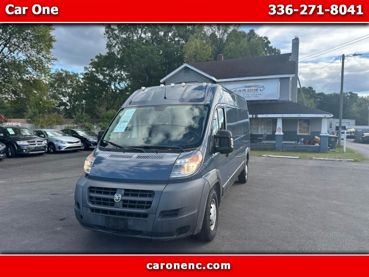 2018 RAM ProMaster Cargo Van 2500 High Roof 159" WB