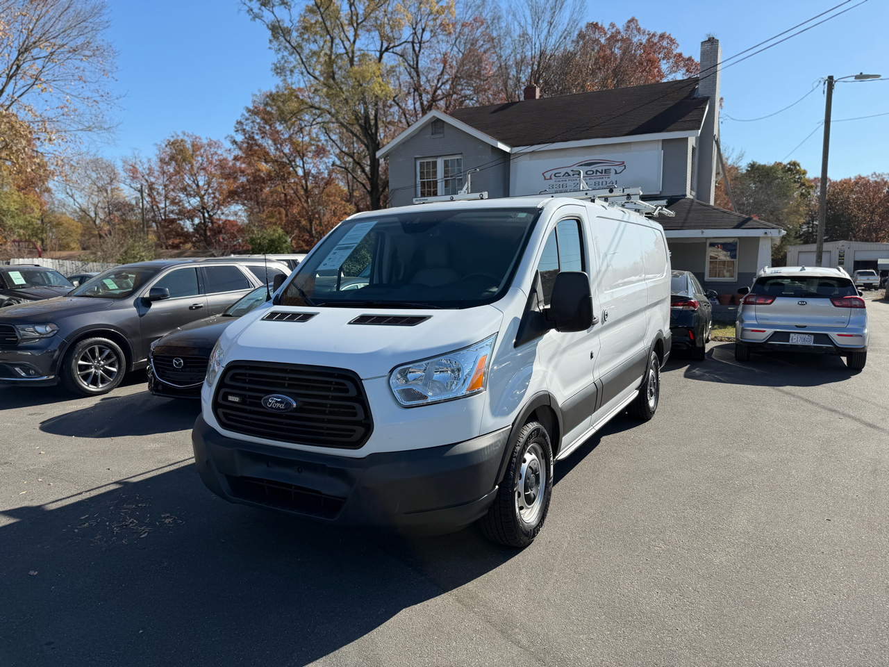 2018 Ford Transit Van T-150 130" Low Rf 8600 GVWR Swing-Out RH Dr