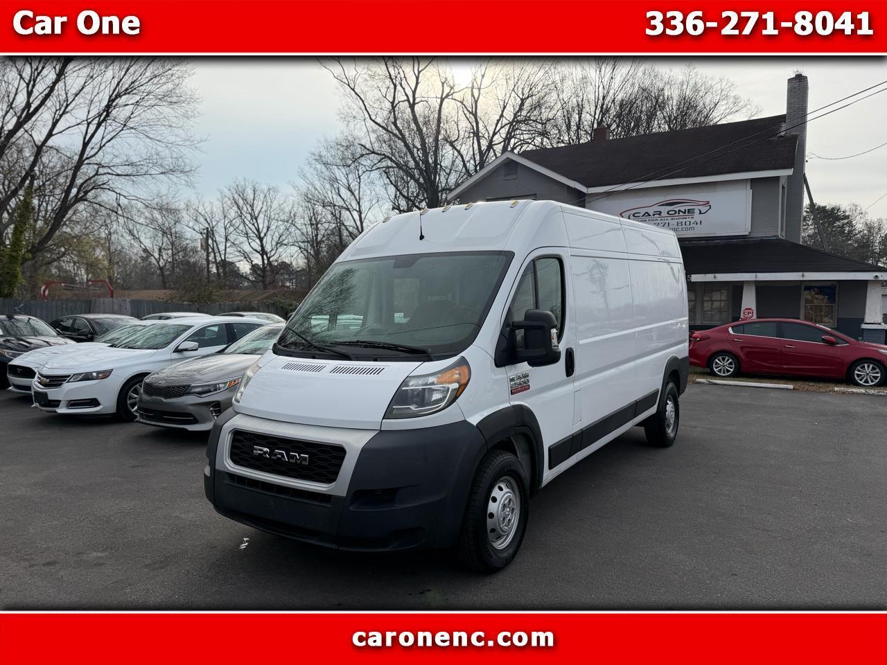 2021 RAM ProMaster Cargo Van 2500 High Roof 159" WB