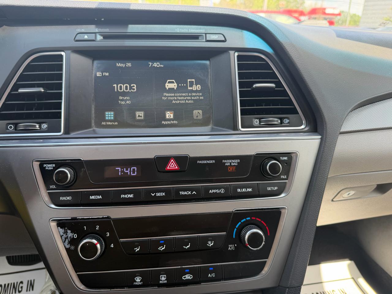 Hyundai Sonata 4dr Sdn 2.4L SE PZEV 2016