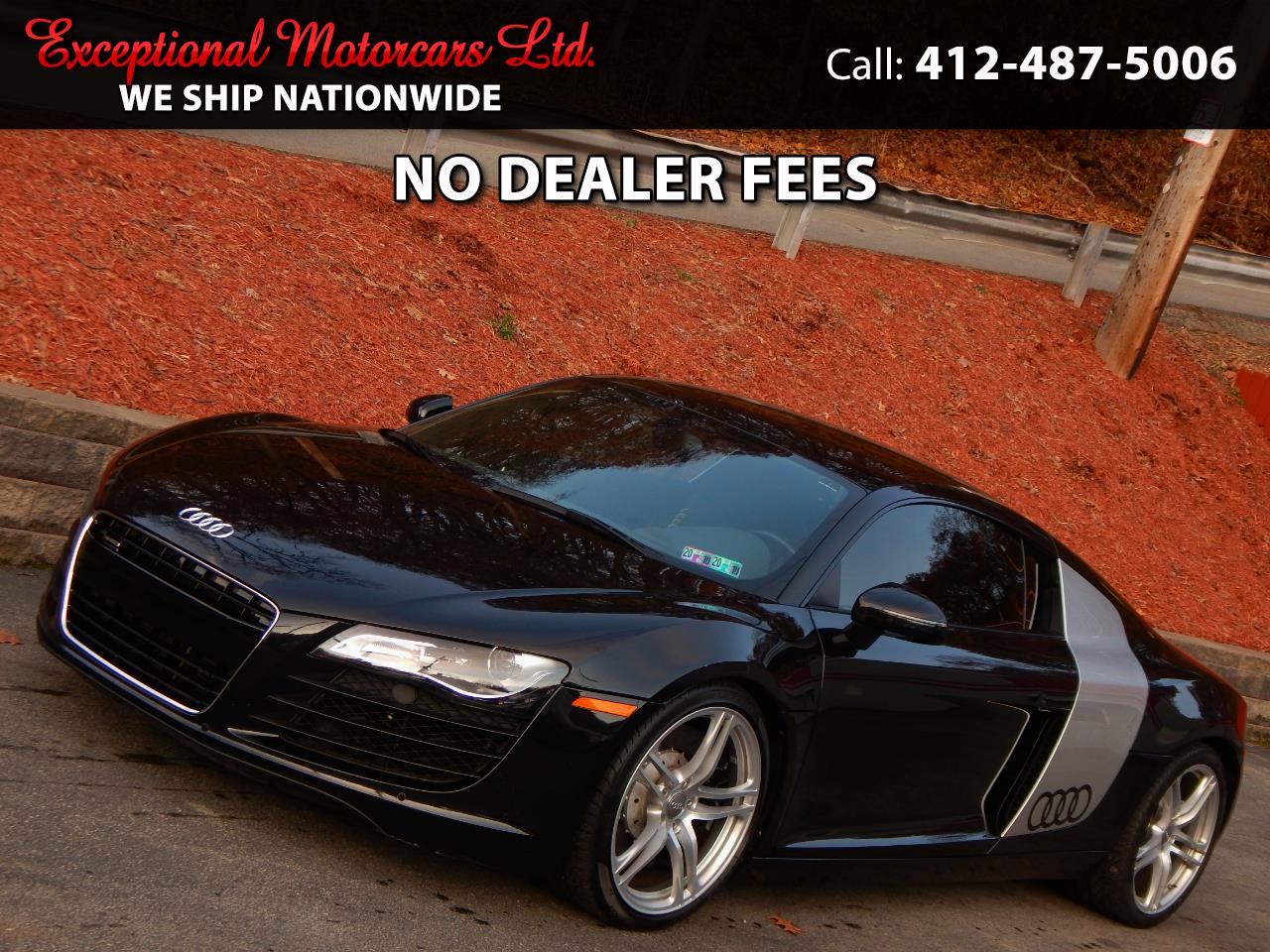 used 2009 audi r8 2dr cpe 4 2l auto quattro for sale in glenshaw pa 15116 exceptional motorcars ltd 2009 audi r8 2dr cpe 4 2l auto quattro