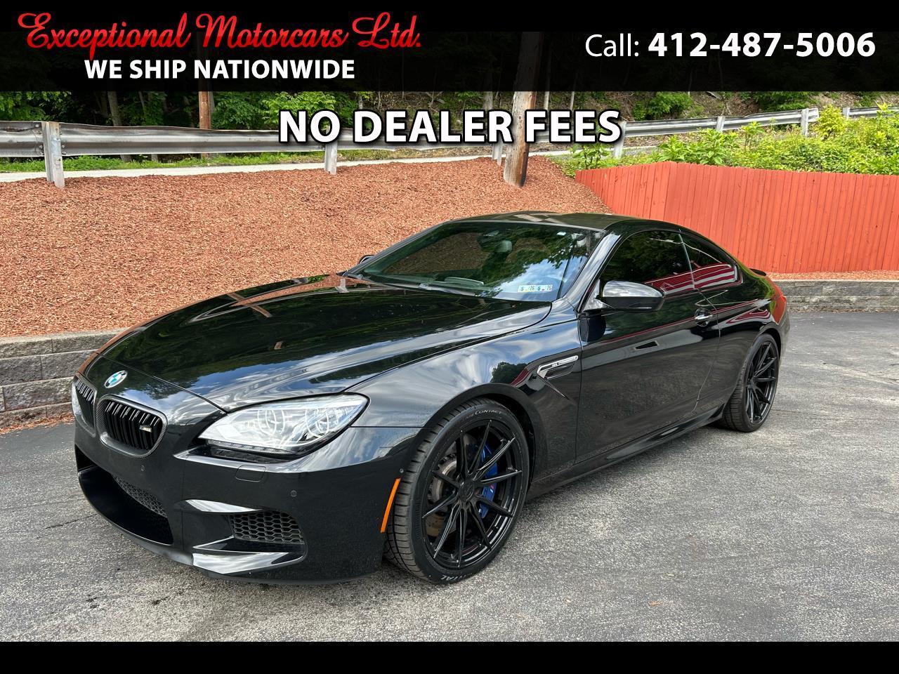 2013 BMW M6 2dr Cpe