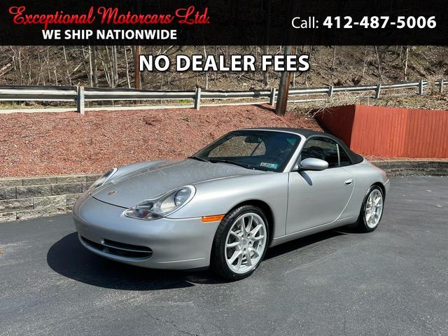 Silver 1999 Porsche 911 Carrera Cabriolet RWD Convertible Rear-Wheel Drive Automatic
