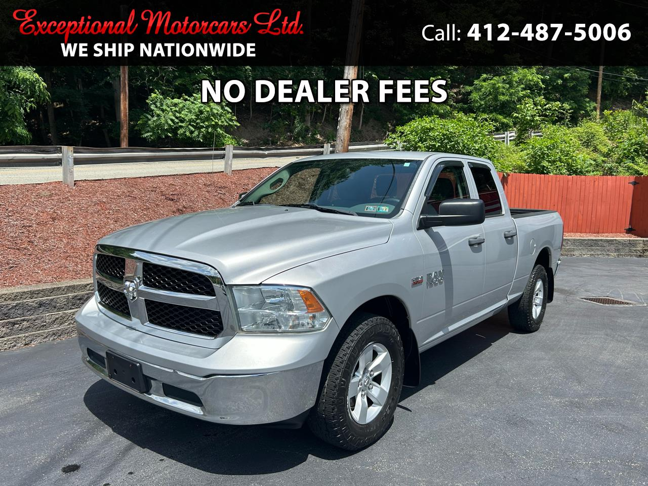 RAM 1500 4WD Quad Cab 140.5" Tradesman 2014