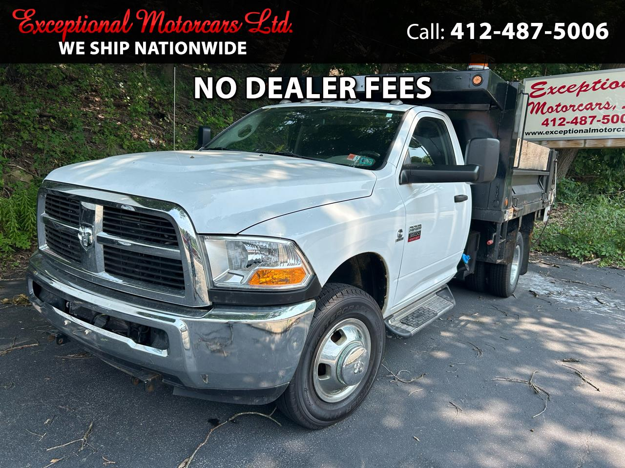 2011 RAM 3500 4WD Reg Cab 143" WB 60" CA ST
