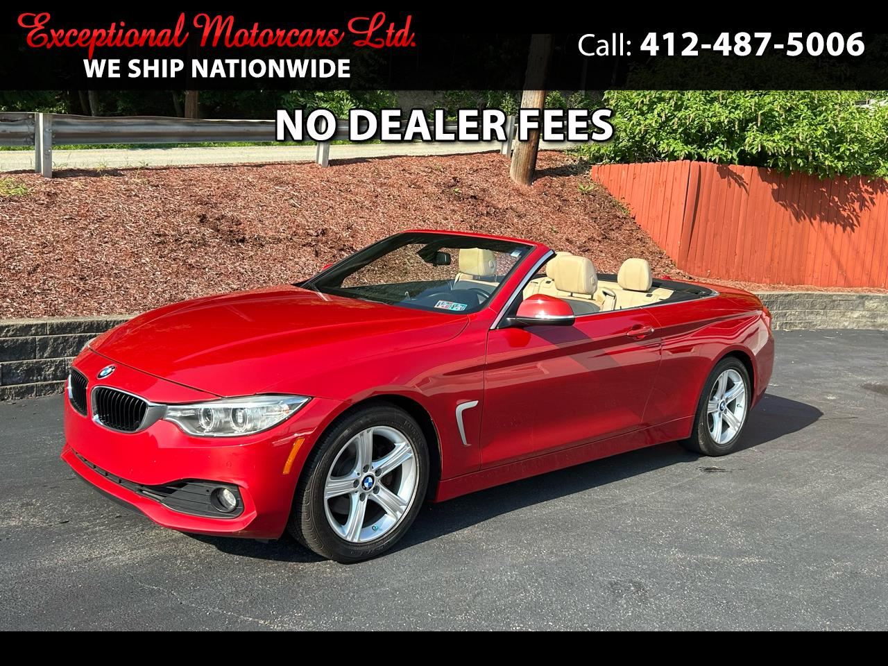 2015 BMW 4 Series 2dr Conv 428i RWD