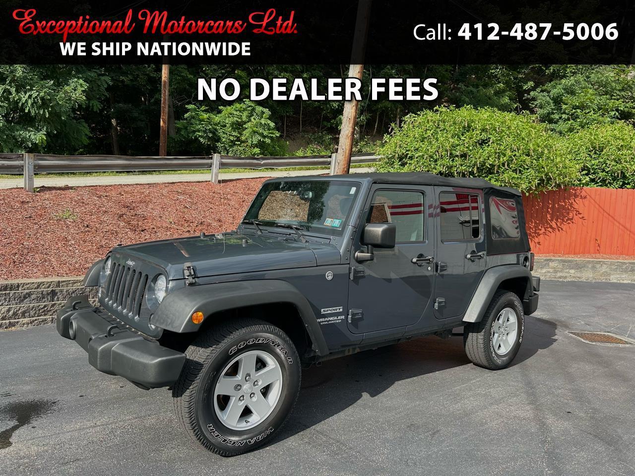 2017 Jeep Wrangler Unlimited Sport 4x4