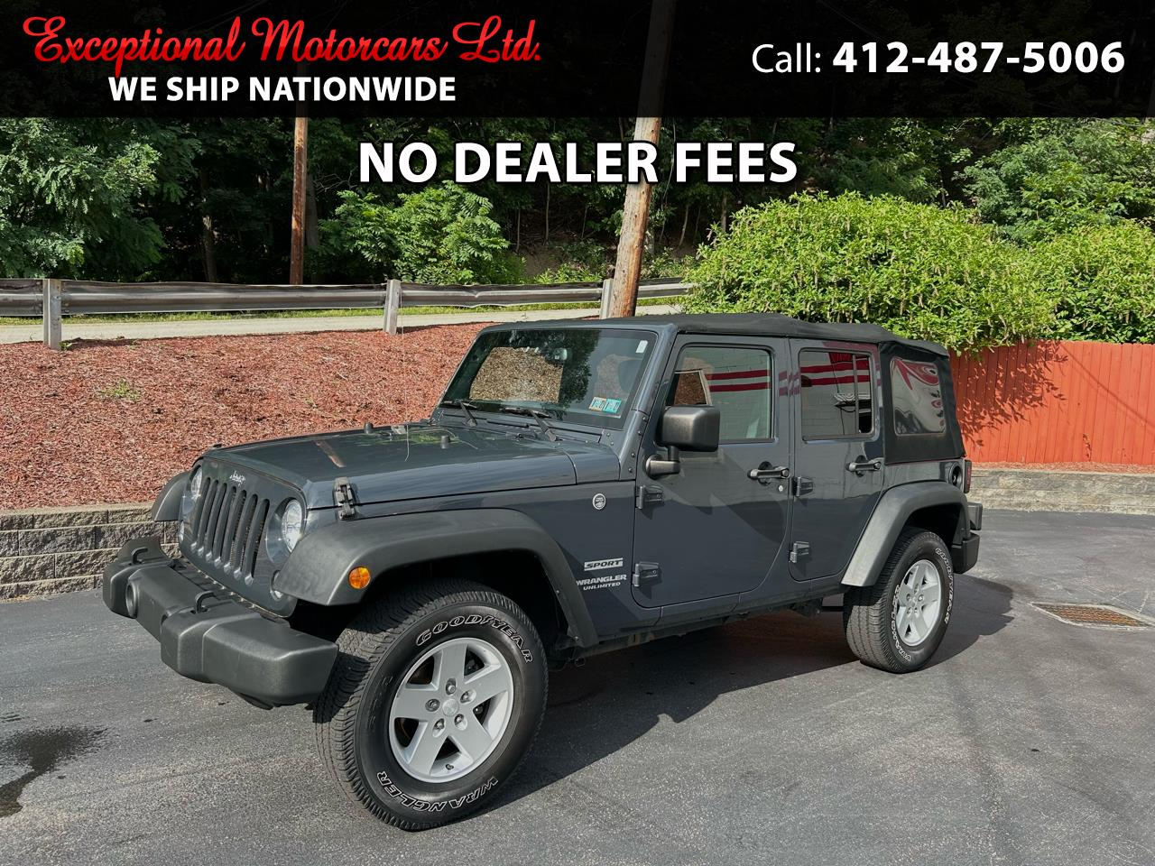 2017 Jeep Wrangler Unlimited Sport 4x4