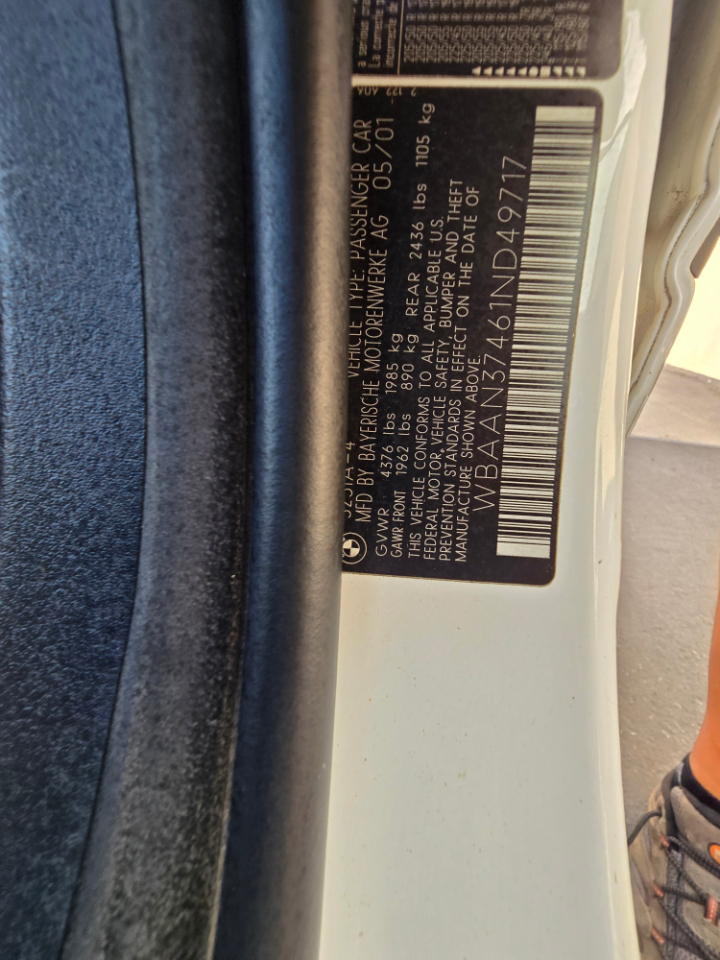 BMW 3-Series 325i 2001 BMW 3-Series 325i 2001