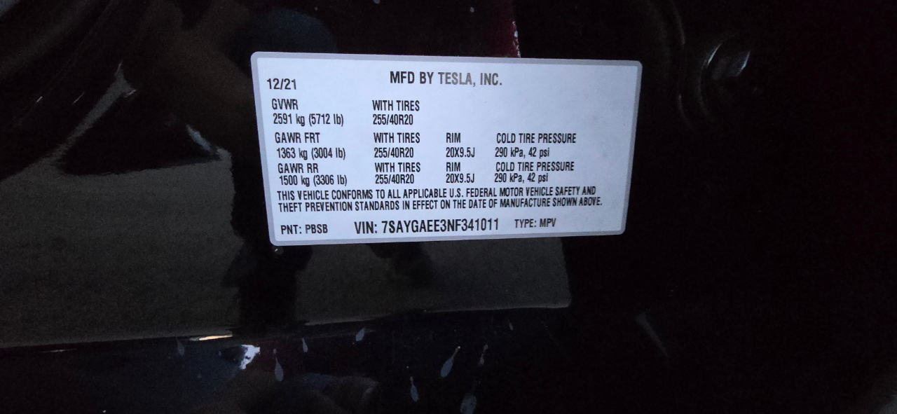 Tesla Model Y Long Range AWD 2022 Tesla Model Y Long Range AWD 2022