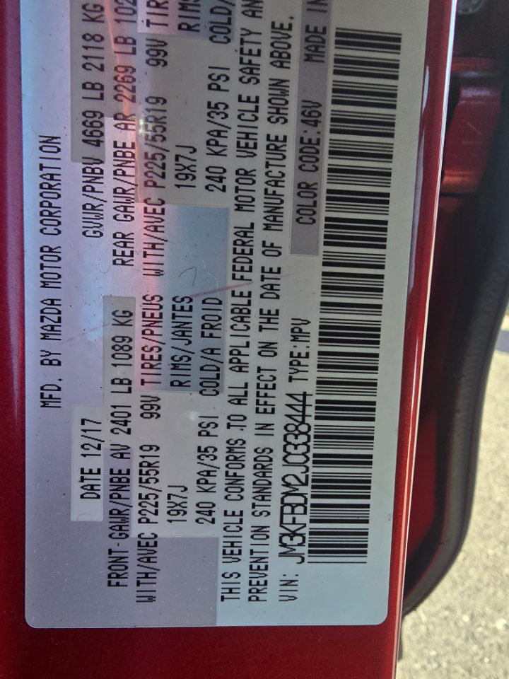 Mazda CX-5 Grand Touring AWD 2018