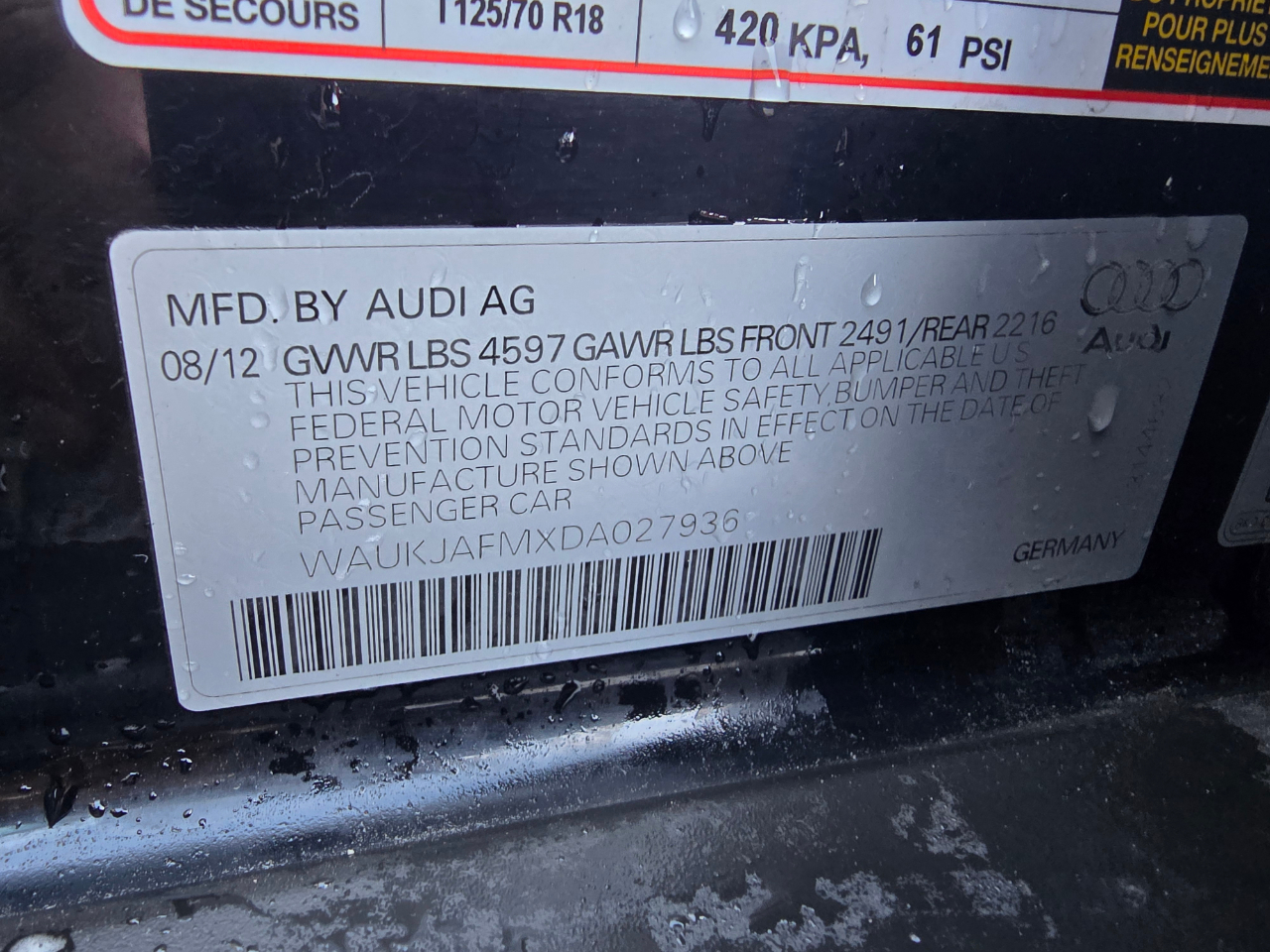 Audi A3 2.0 TDI Clean Diesel with S tronic 2013