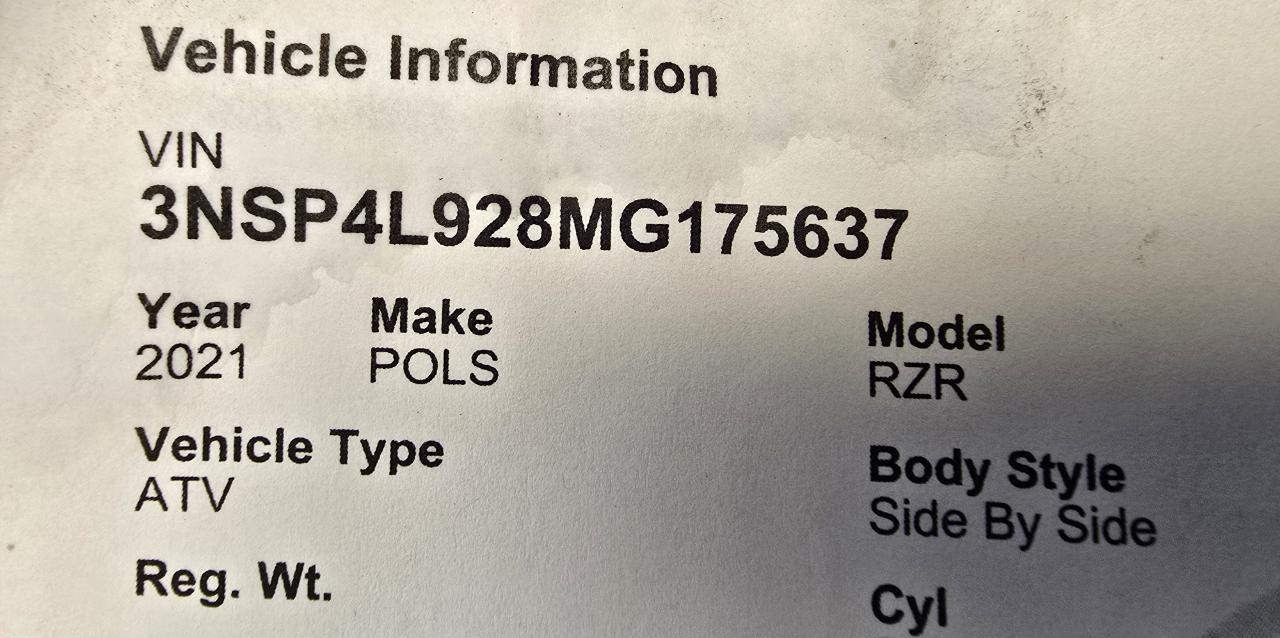 Polaris RZR Turbo S 4  2021