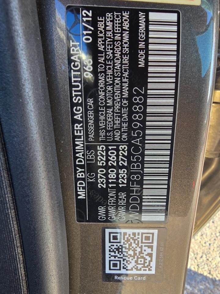 Mercedes-Benz E-Class E350 4MATIC Sedan 2012
