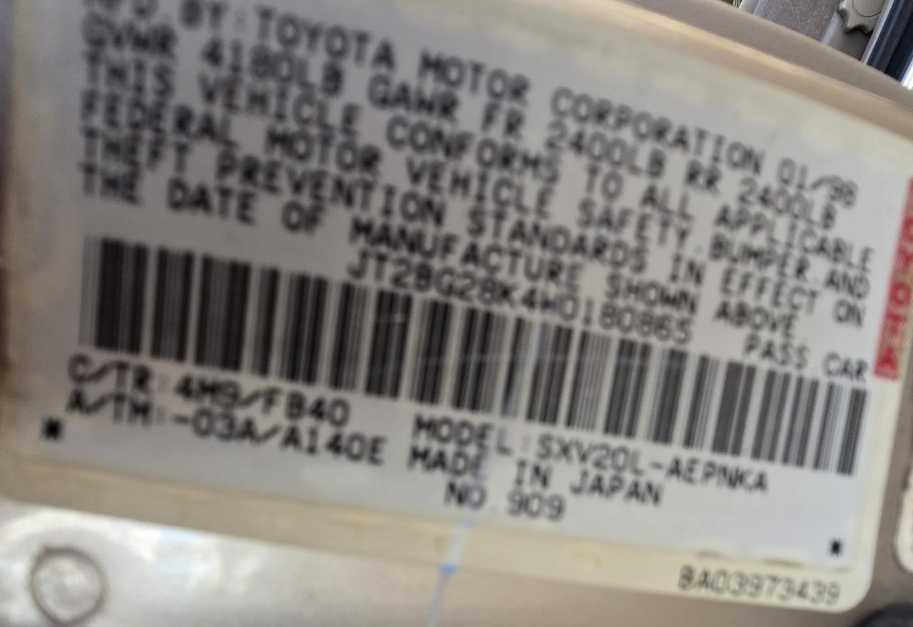 Toyota Camry CE 1998