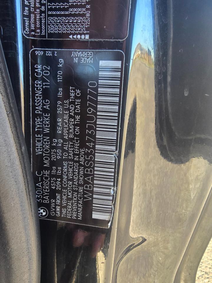 BMW 3-Series 330Ci convertible 2003
