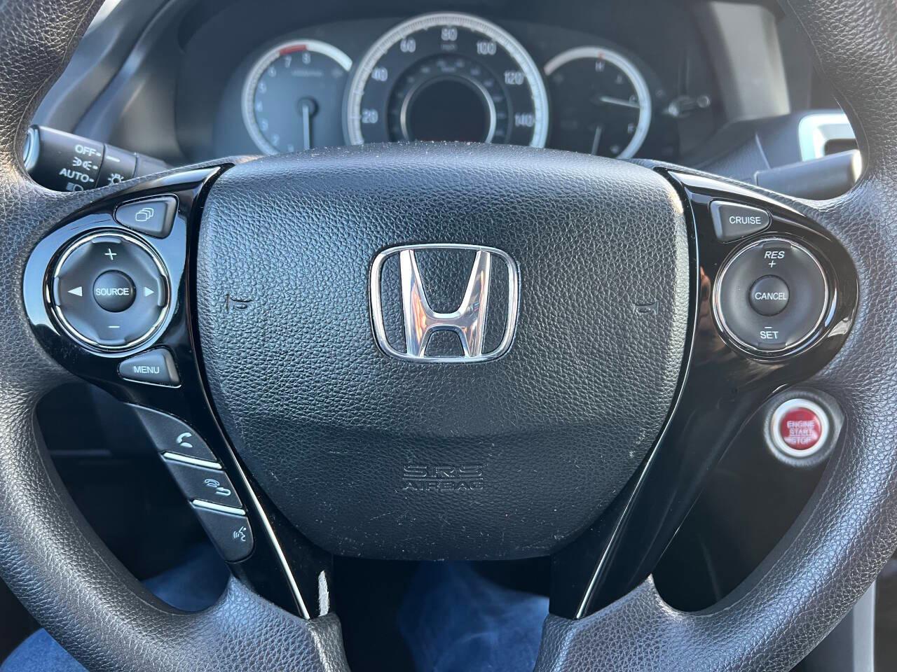 Honda Accord EX Sedan CVT 2016