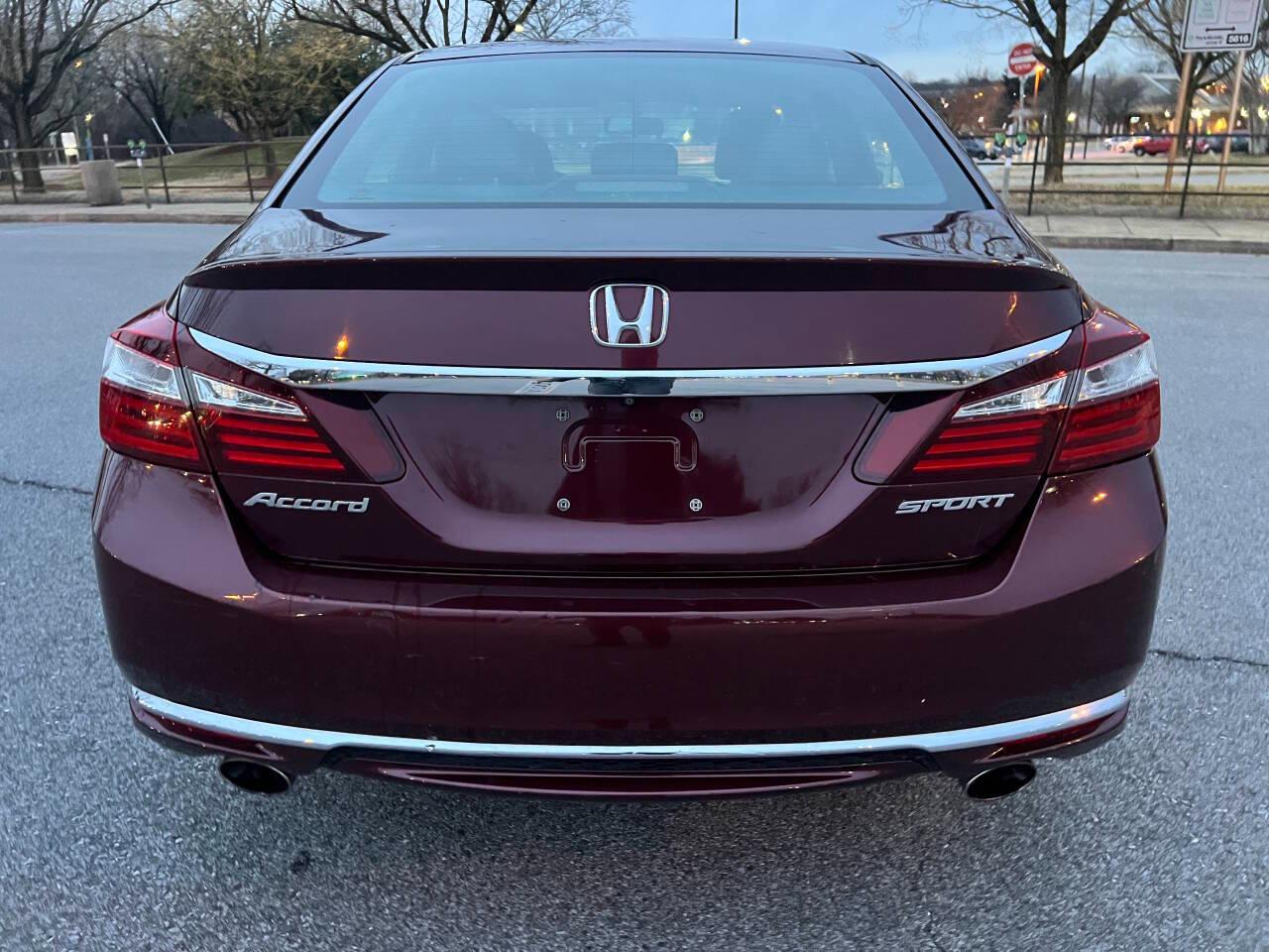 Honda Accord Sport Sedan CVT 2016