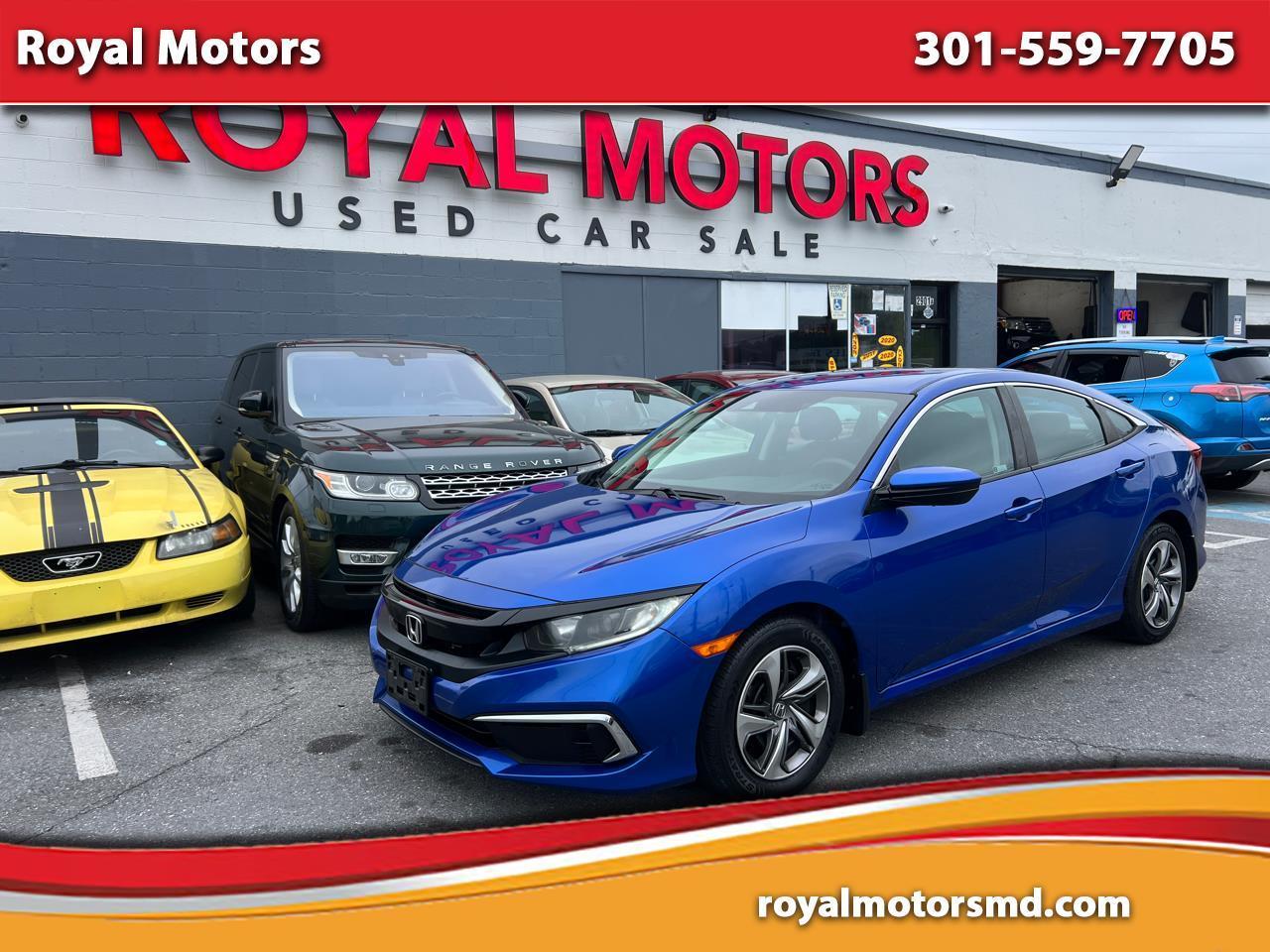 2019 Honda Civic LX Honda Sensing Sedan CVT