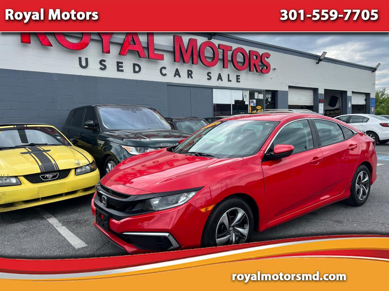 2020 Honda Civic LX Honda Sensing Sedan CVT