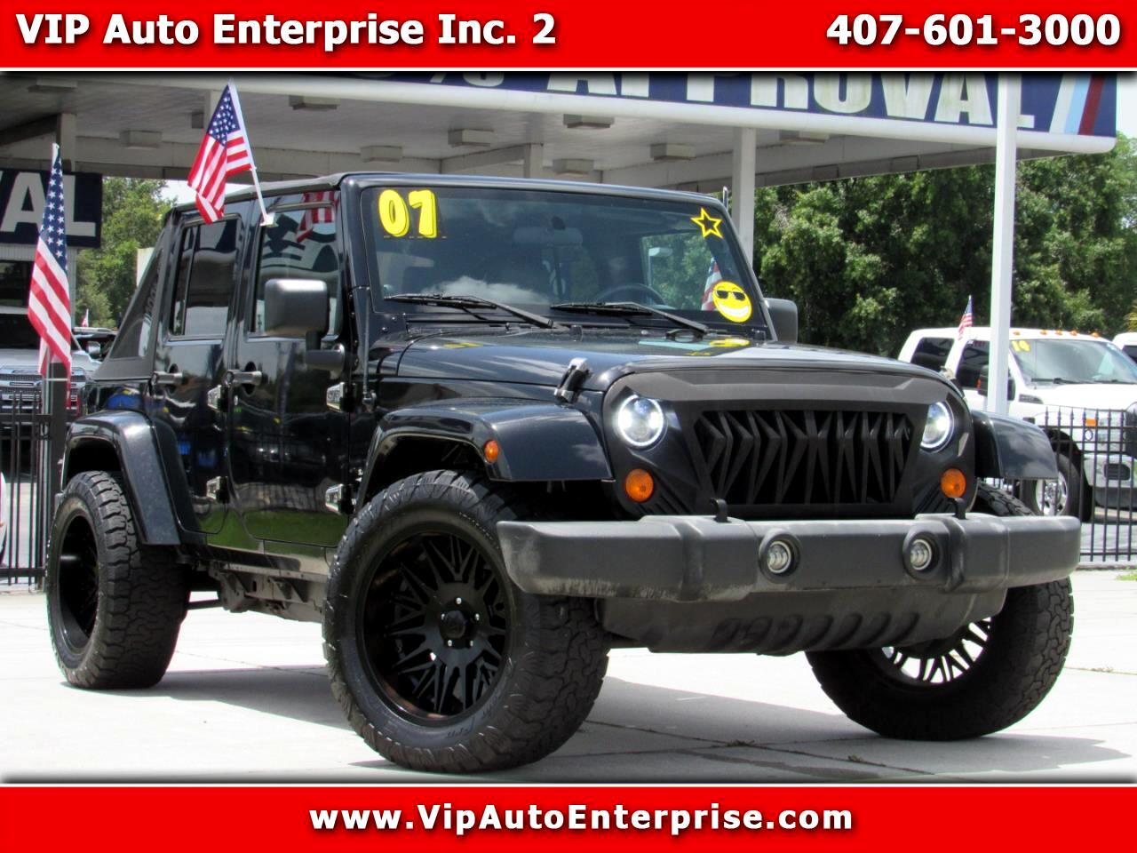Used 2007 Jeep Wrangler 4WD 4dr Unlimited Sahara for Sale in Orlando FL  32817 VIP Auto Enterprise Inc. 2