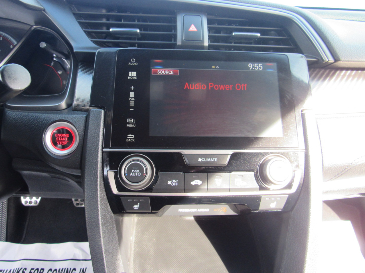 Honda Civic Sedan Si Manual 2017